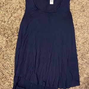 Old Navy Luxe Cotton Tank: Navy
